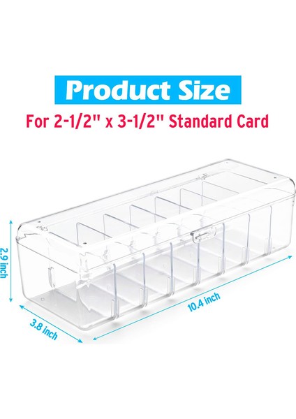 2 Adet Kart Saklama Kutusu, Kart Saklama Kutusu Plastik (Yurt Dışından) indirimleri