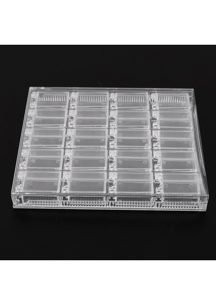 20 Girds Akrilik Makyaj Organizatör Nail Art Saklama Kutusu Şeffaf (Yurt Dışından) modelleri