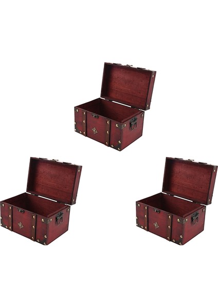 Reo Easure Sandık Vintage Ahşap Saklama Kutusu Antik Stil Büyük (Yurt Dışından)