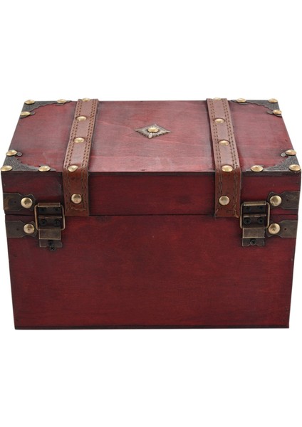Reo Easure Sandık Vintage Ahşap Saklama Kutusu Antik Stil Büyük (Yurt Dışından) fırsatları