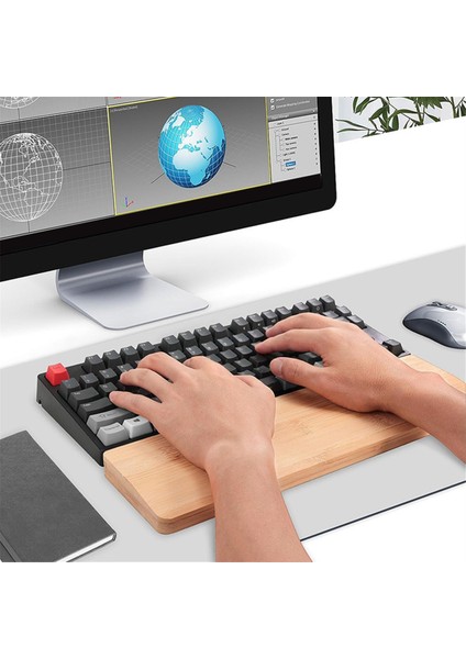 Klavye Bilek Dinlendirme Pedi Masaüstü Saklama Kutusu Entegre Depolama Ay (Yurt Dışından) modelleri