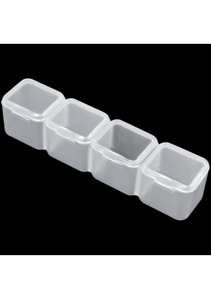 Nail Art Saklama Kutusu Plastik Vitrin Tutucu Şeffaf 28 Yuva (Yurt Dışından) modelleri