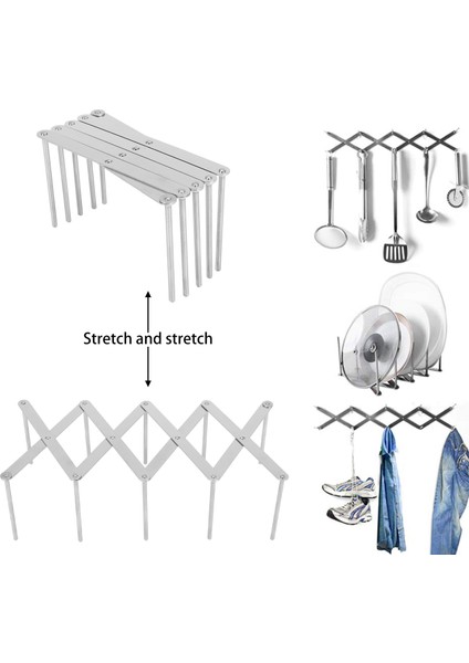 2 Adet Tencere Kapağı Tutucular Organizatör Mutfak Kesme Tahtası Kurutma Rafı (Yurt Dışından) fiyatları