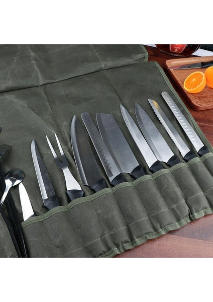 Rulo Çanta Şef Bıçağı Mutfak Saklama Torbaları Bıçak Tutucu Taşıma Çantası (Yurt Dışından) indirimleri