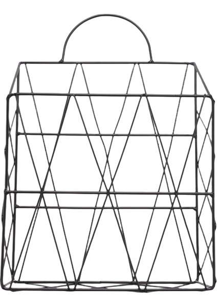 Organizer Sepet Metal Sh Saklama Kabı Teşhir Standı-Siyah (Yurt Dışından)