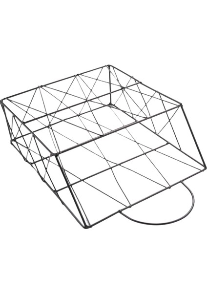 Organizer Sepet Metal Sh Saklama Kabı Teşhir Standı-Siyah (Yurt Dışından) fırsatları