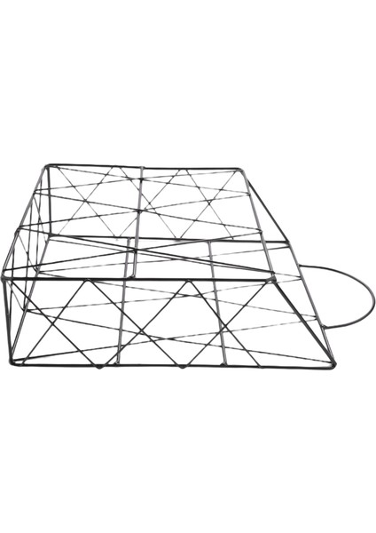 Organizer Sepet Metal Sh Saklama Kabı Teşhir Standı-Siyah (Yurt Dışından) indirimleri
