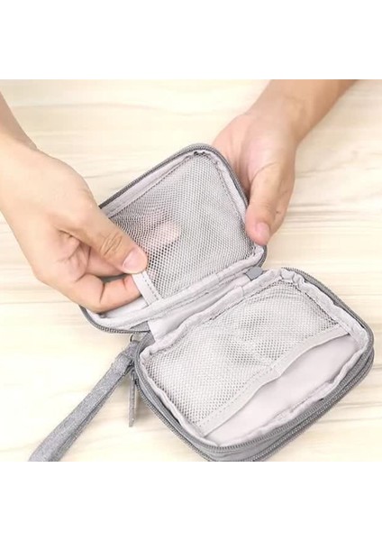 Mini Için Taşınabilir Çift Katlı Saklama Çantası (Gri) (Yurt Dışından) indirimleri