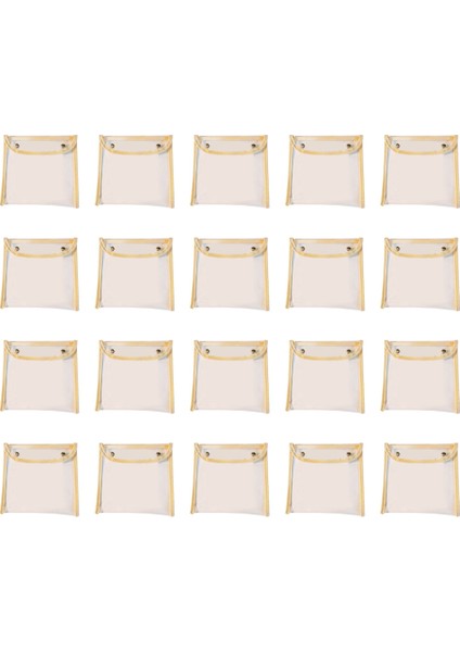 Pvc Kutu Test Kağıdı Kırtasiye Saklama Çantası Büyük Kapasiteli Su Geçirmez (Yurt Dışından)