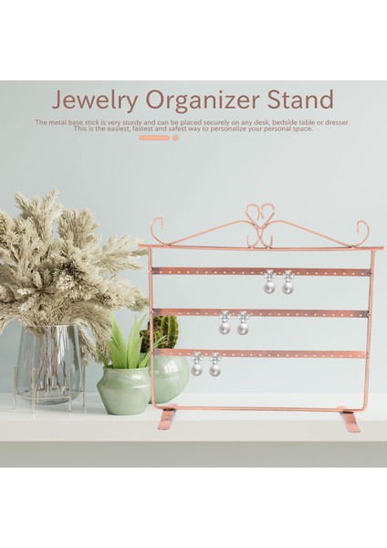 72 Delikli Takı Saklama Kolye Rafı 3 Katlı Vitrin Bakır (Yurt Dışından) fırsatları