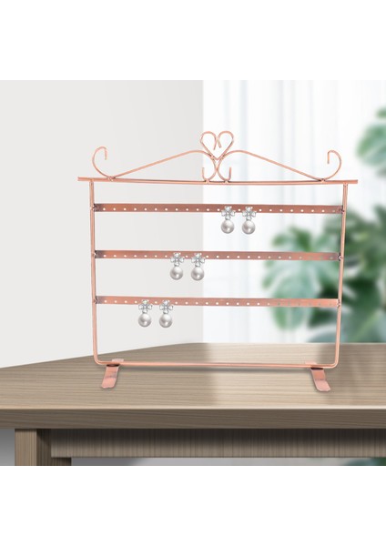 72 Delikli Takı Saklama Kolye Rafı 3 Katlı Vitrin Bakır (Yurt Dışından) indirimleri