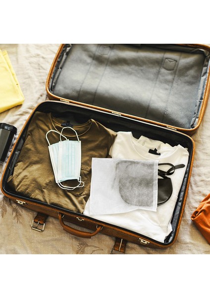 100 Adet Dokunmamış Ayakkabı Toz Kapakları Toz Geçirmez Şeffaf Saklama Çantası 24X38CM (Yurt Dışından)