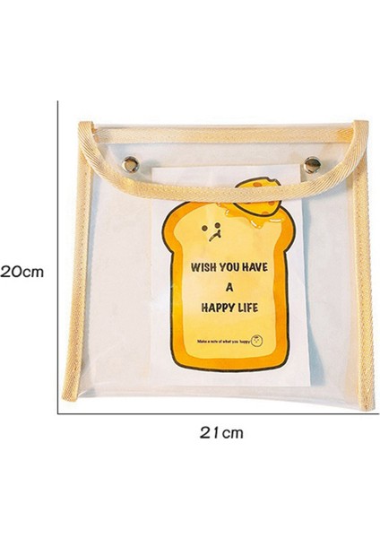 Pvc Kutu Test Kağıdı Kırtasiye Saklama Çantası Büyük Kapasiteli Su Geçirmez (Yurt Dışından) fırsatları