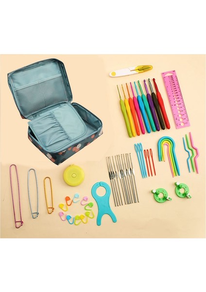 Saklama Çantası Örgü Iğneleri Seti ile Tığ Kanca Seti (Yurt Dışından) indirimleri