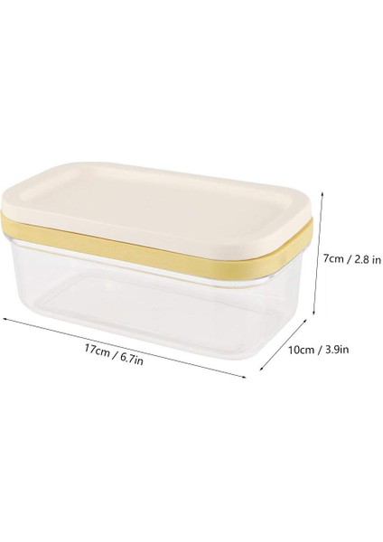 Tereyağı Kutusu Kesme Peynir Çıtır Mühürlü Dikdörtgen Saklama Kabı 2 Adet (Yurt Dışından) modelleri