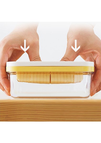 Tereyağı Kutusu Kesme Peynir Çıtır Mühürlü Dikdörtgen Saklama Kabı 2 Adet (Yurt Dışından) fırsatları