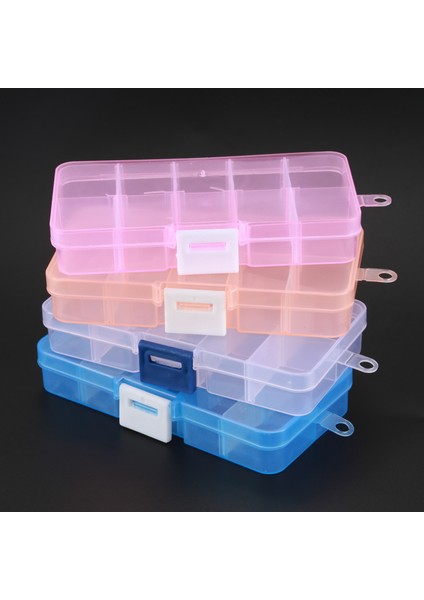 4 Adet Plastik Mücevher Kutusu Paketi Organizatör Saklama Kabı (Yurt Dışından) modelleri