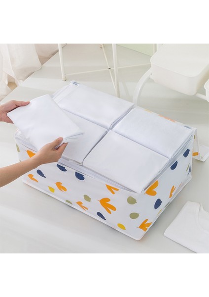 4 Adet Baskı Yorgan Saklama Çantası Ev Neme Dayanıklı Saklama Çantası D (Yurt Dışından) modelleri