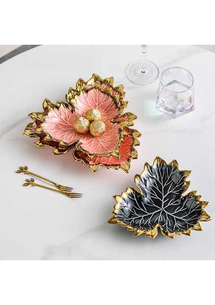 Phnom Penh Akçaağaç Yaprağı Plaka Seramik Takı Saklama ve Sofra E (Yurt Dışından) fırsatları