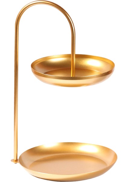 Kolye Takı Standı Gösterim Için 2 Katmanlı Bilezik Saklama Ay (Yurt Dışından)