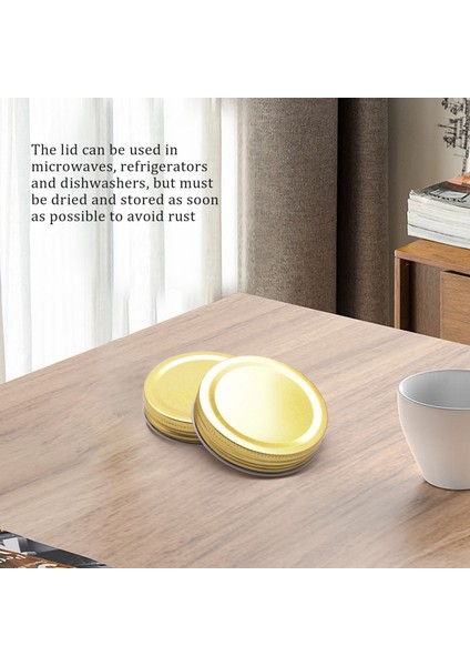 24 Paket Kavanoz Kapakları Güvenli Yeniden Kullanılabilir Normal Ağızda Saklama Konservesi (Yurt Dışından) indirimleri