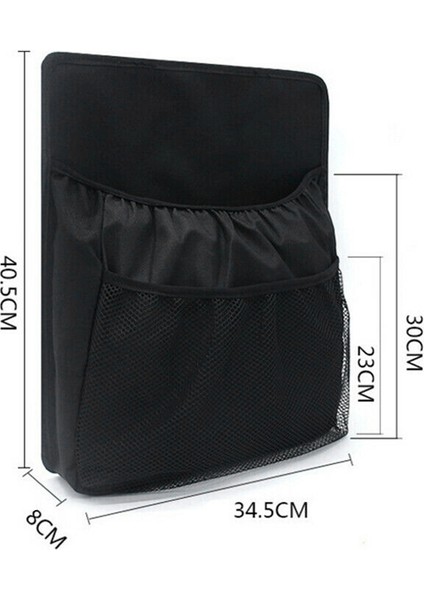 Araba Net Örgü Cep Koltuk Arka Çok Cep Saklama Çantası Organizatör Tutucu Siyah (Yurt Dışından) modelleri