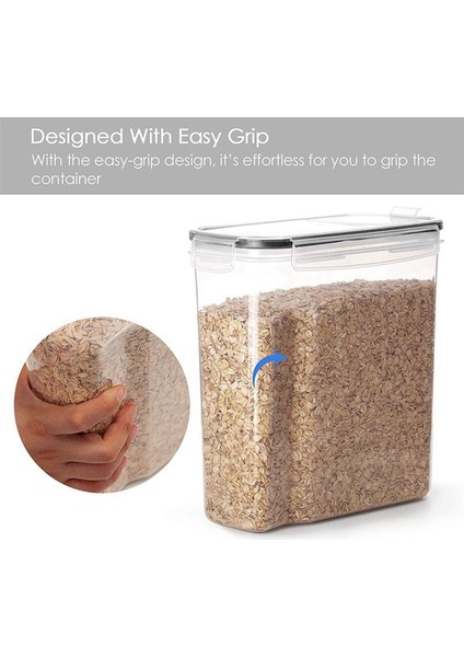 Tahıl Saklama Kabı Seti, Pp Hava Geçirmez Gıda Saklama Kapları 2.5l (Yurt Dışından) indirimleri