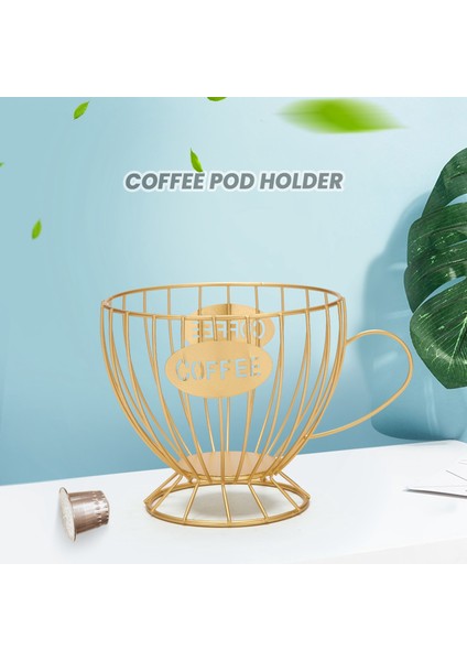 Kahve Kapsülü Saklama Sepeti Kahve Kapsülü Kahve Kapsülü Tutucu (Altın) (Yurt Dışından) modelleri