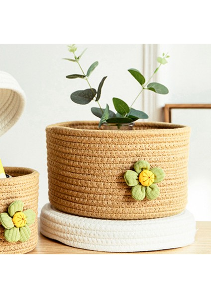 3'lü Kapaklı Saklama Sepetleri Pamuklu Şarkı Sepetleri (Mavi) (Yurt Dışından) modelleri