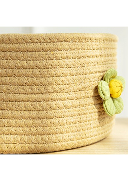 3'lü Kapaklı Saklama Sepetleri Pamuklu Şarkı Sepetleri (Mavi) (Yurt Dışından) fırsatları