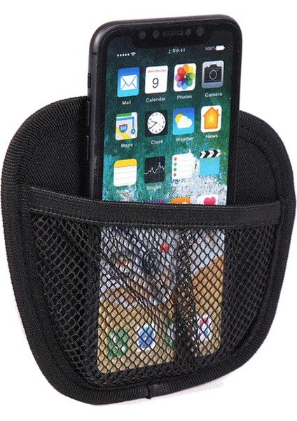 453 Araba Merkezi Kontrol Yan Saklama Çantası Net Ipli Çanta Örgü Yama Cep (Yurt Dışından) indirimleri