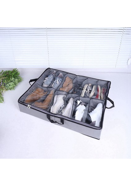 Yatağın Altında Ayakkabı Saklama Organizatörü, Katlanabilir Kumaş Ayakkabı Konteyner Kutusu (Yurt Dışından) indirimleri