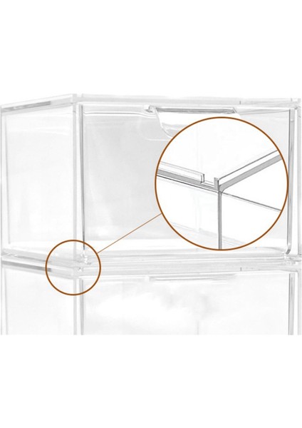 Istiflenebilir Makyaj Düzenleyicisi ve Saklama Alanı, Gösteriş Için Kulplu (Yurt Dışından) indirimleri