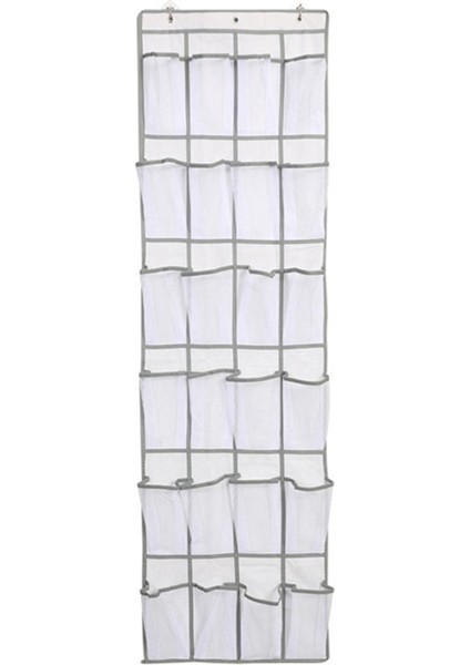 24MESH Kapı Arkası Dokunmamış Ayakkabı Saklama Çantası, Mesh Cep Siyah (Yurt Dışından) modelleri
