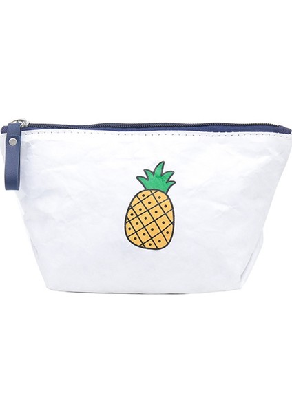 Yıkanabilir Kraft Kağıt Çeşitli Eşyalar Saklama Torbaları Kadın Çantaları Beyaz (Yurt Dışından)