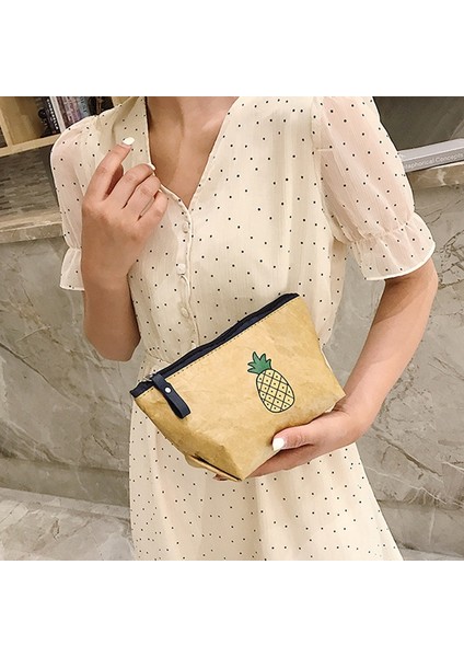 Yıkanabilir Kraft Kağıt Çeşitli Eşyalar Saklama Torbaları Kadın Çantaları Beyaz (Yurt Dışından) indirimleri