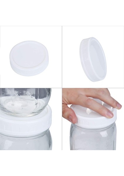 Mason Kavanoz Kapakları Için Düzenli Ağız Kapakları Plastik Saklama Kapakları Dia 70MM (Yurt Dışından) modelleri