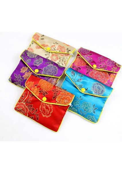 2x Takı Saklama Torbaları Ipek Çin Geleneği Kese Çanta Hediyeler Mücevher Organizatör (Rastgele Renk) (Yurt Dışından) modelleri