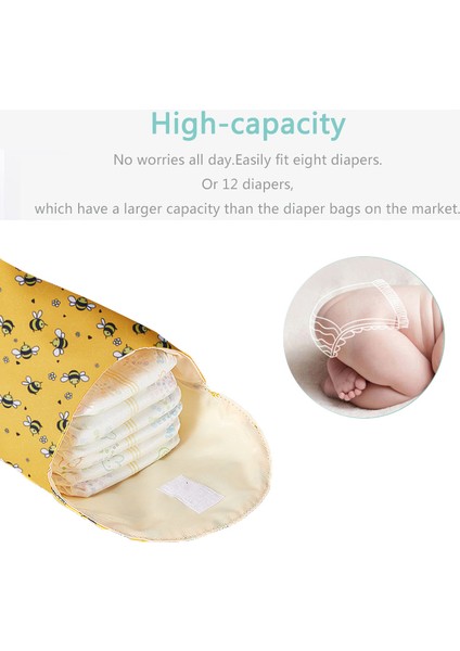 Bebek Bezi Çantaları Taşınabilir Avel Bez Çanta Mumya Saklama Çantası Renk D (Yurt Dışından) indirimleri