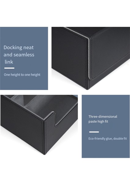 1800+ Kart Eklemek Için Kart Destesi Kılıfı, Manyetik Kart Saklama Alanı Gri (Yurt Dışından) fiyatları