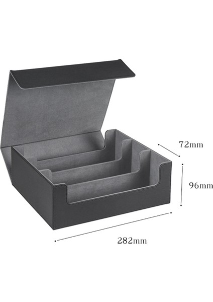 1800+ Kart Eklemek Için Kart Destesi Kılıfı, Manyetik Kart Saklama Alanı Gri (Yurt Dışından) fırsatları