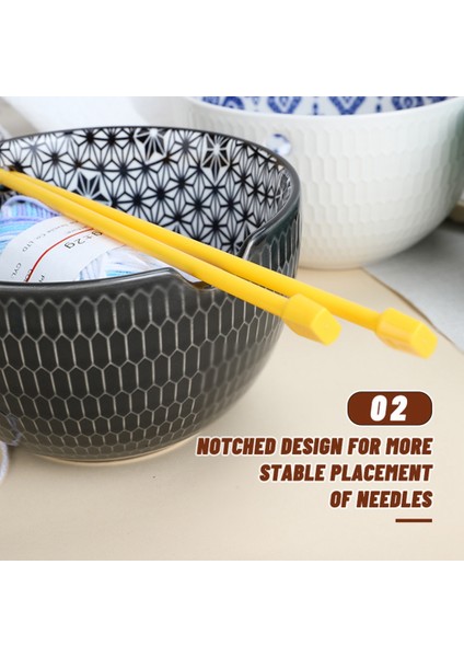 Seramik Iplik Kase Yün Saklama Çantası Iplikler Top Saklama Tığ-Siyah (Yurt Dışından) modelleri