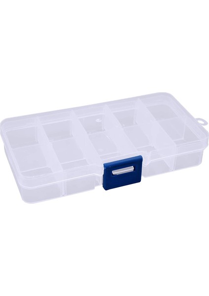 15 Adet Şeffaf Mücevher Kutusu Plastik Organizatör Kutusu El Sanatları Için Ayarlanabilir Bölücüler ile Boncuk Mücadele Depolama 10 Bölme (Yurt Dışından) indirimleri