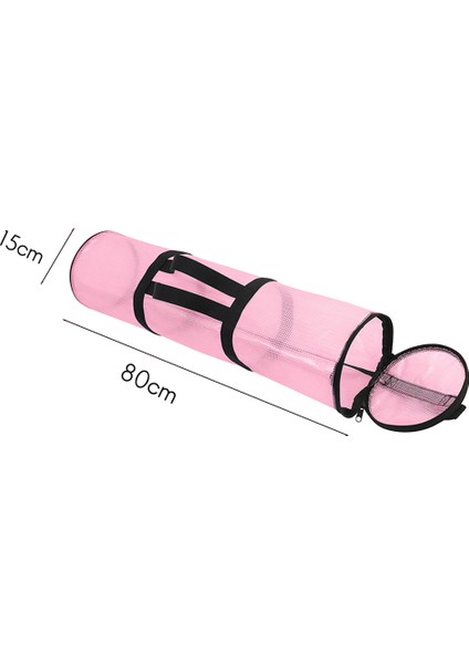 Noel Ambalaj Kağıdı Saklama Çantası Dayanıklı Yatak Altı Noel Hediye Paketi Organizatör Kolay Taşıma Kolları Temizle Pvc Çanta Pembe (Yurt Dışından) indirimleri