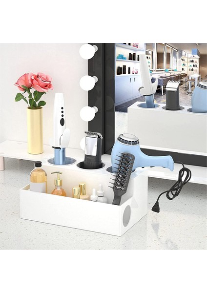 Saç Alet Organizatör Makyaj Malzemeleri Vanity Saklama Standı Fincan C ile (Yurt Dışından) fırsatları