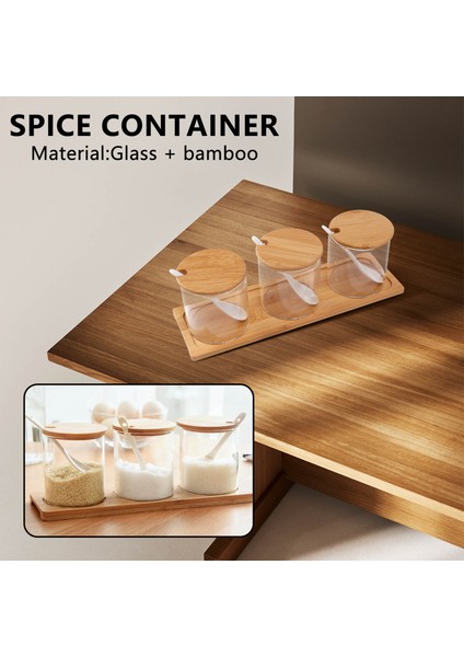 3 Adet/takım Gl Baharat Kavanoz Kaşık Baharat Organizatör Baharat Kutuları (Yurt Dışından) fiyatları