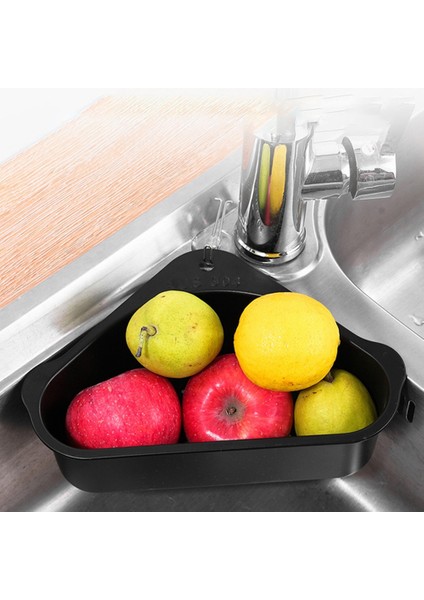 Çok Fonksiyonlu Köşe Lavabo Drenaj Raf Raf Vantuz Lavabo Drenaj Sepeti Kase Sünger Tutucu Mutfak Depolama Organizatör (Yurt Dışından) fiyatları