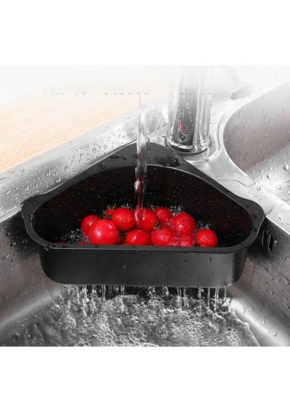 Çok Fonksiyonlu Köşe Lavabo Drenaj Raf Raf Vantuz Lavabo Drenaj Sepeti Kase Sünger Tutucu Mutfak Depolama Organizatör (Yurt Dışından) fırsatları