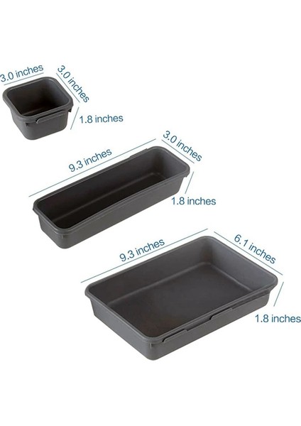 18 Paket Birbirine Çekmece Organizatör Tepsi Çok Masası Çekmece Tepsi Organizatör Mutfak Banyo Ofis Yatak Odası Için (Yurt Dışından) modelleri