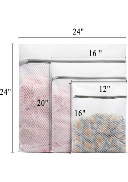 Adet Zarif ve Dayanıklı Petek Örgü Çamaşır Torbası, Giysiler Için Seyahat Saklama Çantası (Yurt Dışından) fiyatları